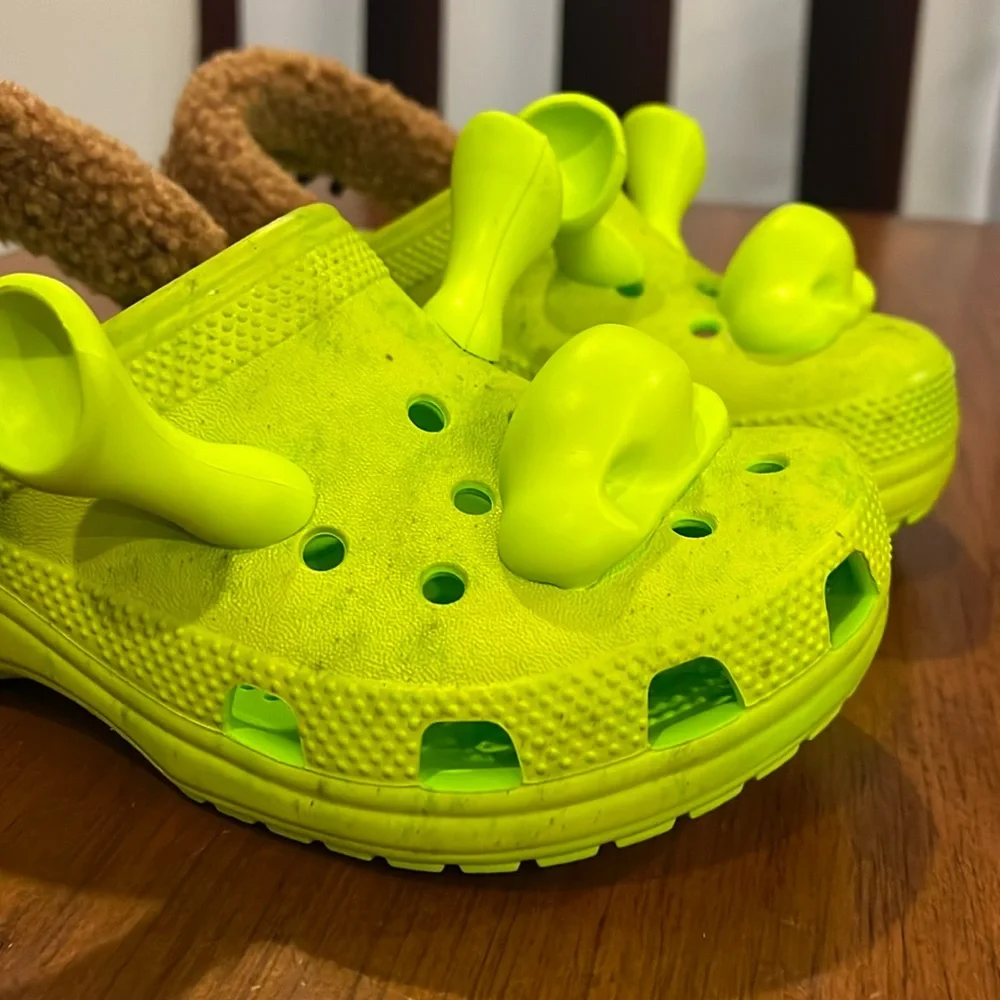 Crocs X Shrek Clogs Shoes new Boys Girls Kids Size 13 - C13